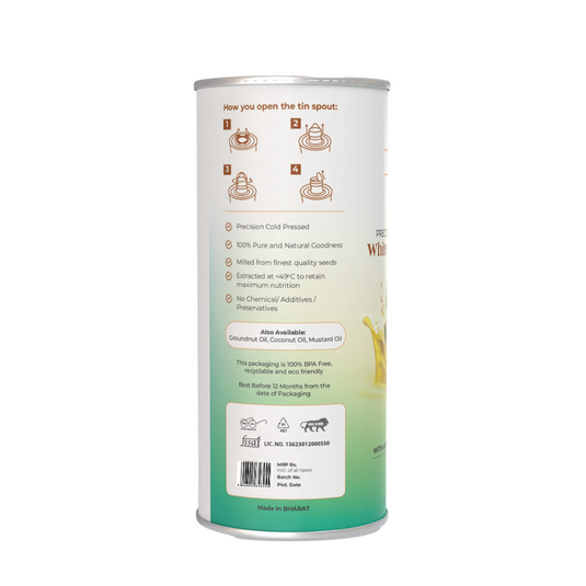 Cold Pressed White Sesame oil