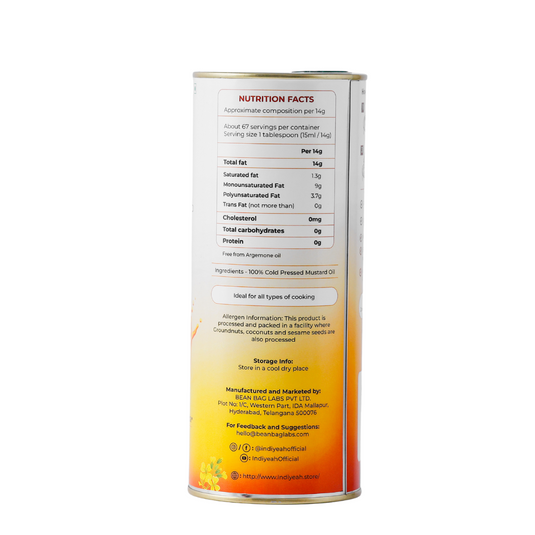 Cold Pressed Mustard Oil