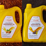 Cold Pressed Mustard & Groundnut Oil Combo